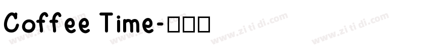 Coffee Time字体转换